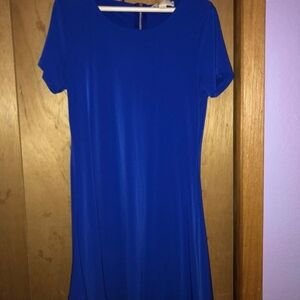 Elegant Blue Women's Dress